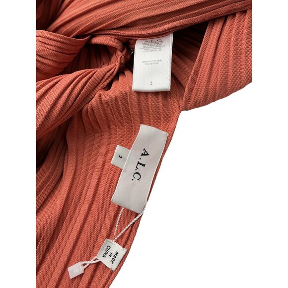 A.L.C. 'Stella' Pink Polyester Dress Size 2 - Picture 4 of 4